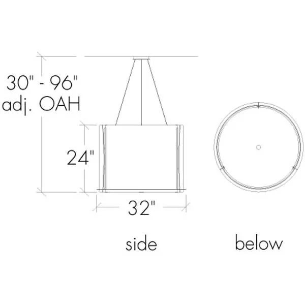 Genesis 15338-SM Indoor/Outdoor Stem Mount Pendant By Ultralights Lighting