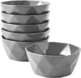 Geometric Ceramic Bowls - Oven To Table Bakeware Bowls - Elagent Matte Serving Bowls