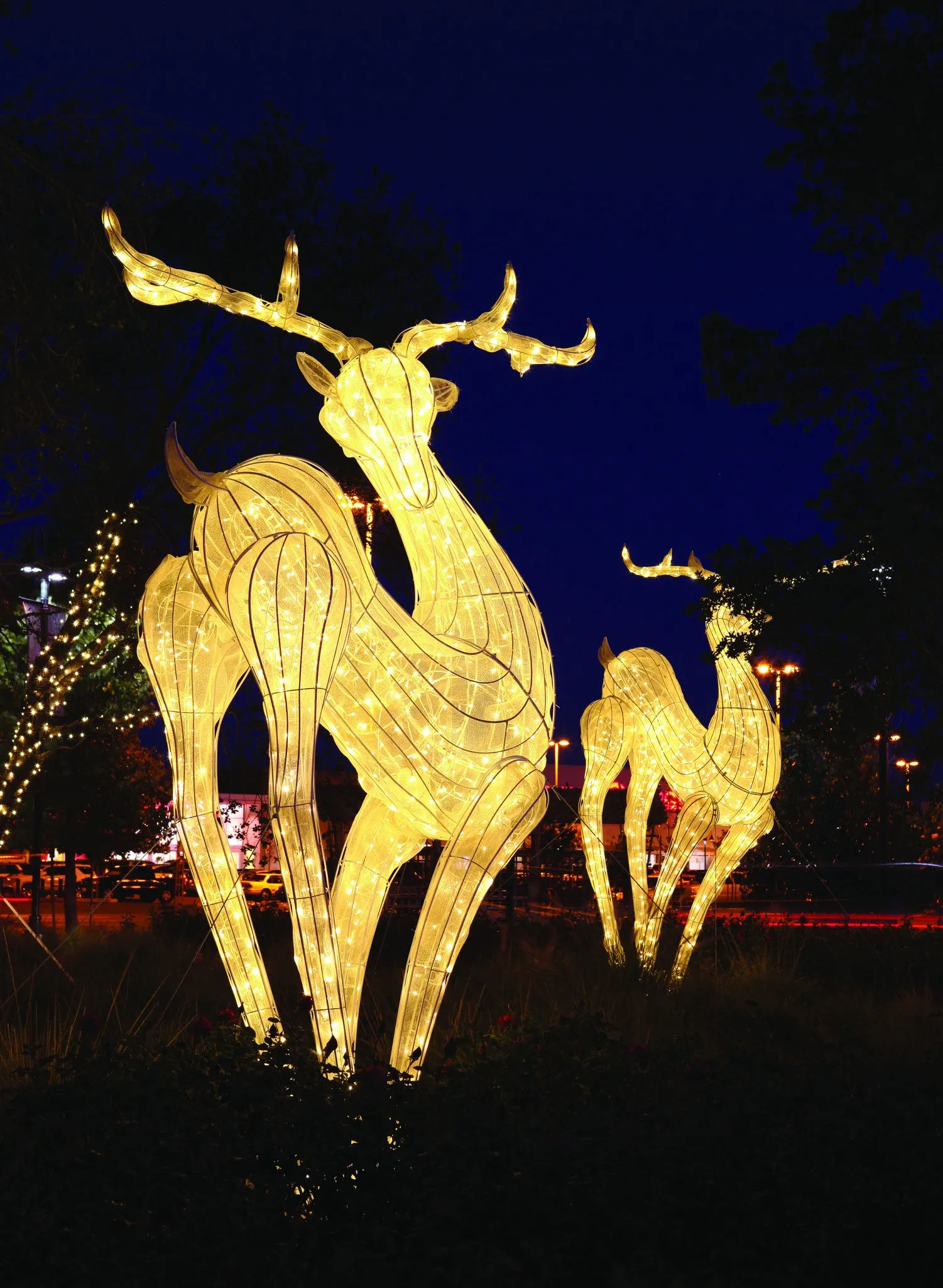 Giant Metal Sculptured Deer