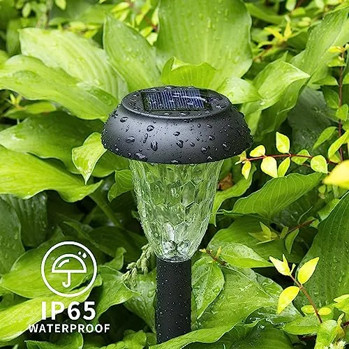 GIGALUMI 12Pack Solar Lights Outdoor Waterproof, Solar Garden Lights, Bright LED Solar Outdoor Lights, Solar Lights for Outside, Yard, Pathways, Landscapes, Walkways and Driveways