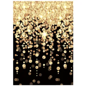 Glitz & Glam Cascading Lights Plastic Scene Setter Room Roll 1.21m x 12.19m