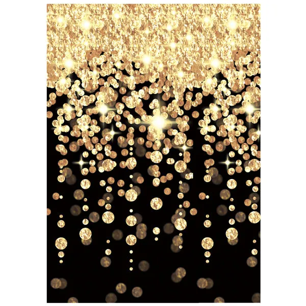 Glitz & Glam Cascading Lights Plastic Scene Setter Room Roll 1.21m x 12.19m