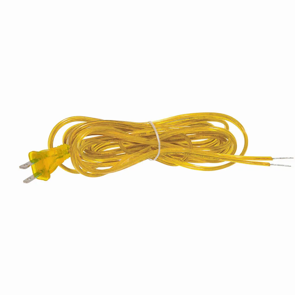 Gold Lamp Cords Sets, SPT-1 12 Foot