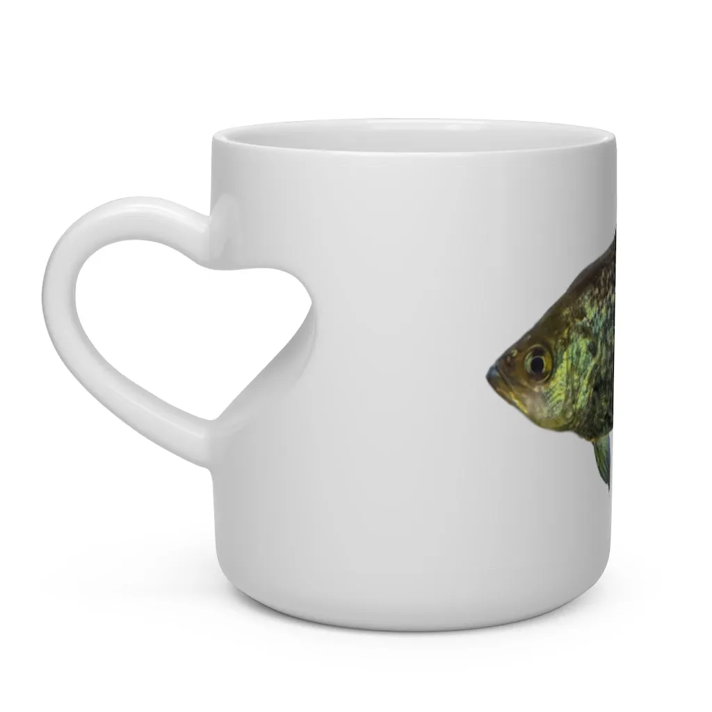 Golden Fish Heart Shape Mug