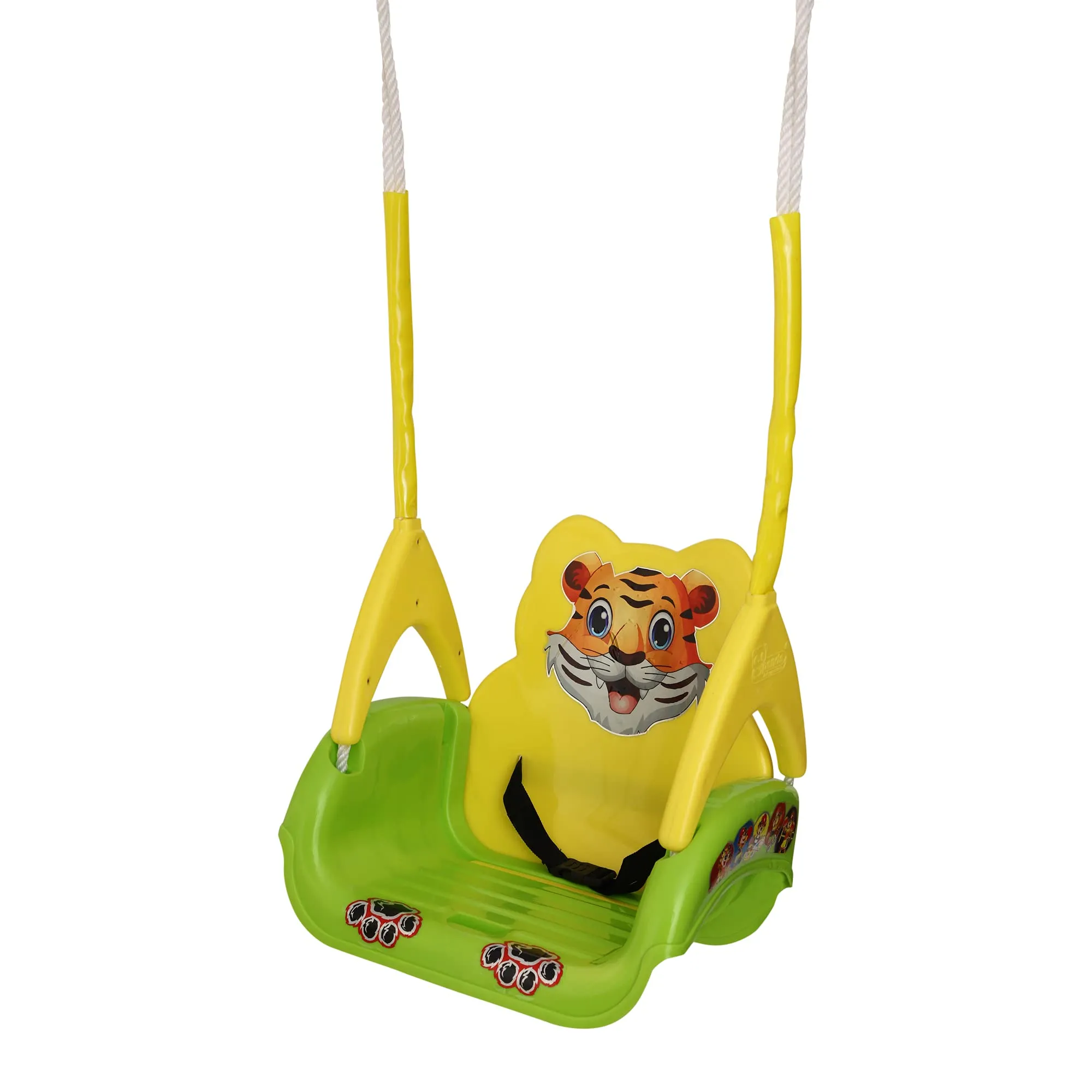 Goyal's Plastic Baby Musical Swing With 4 Stages Multiple Age Settings, 9 Months- 6 Years- (Green), 39 Centimeters