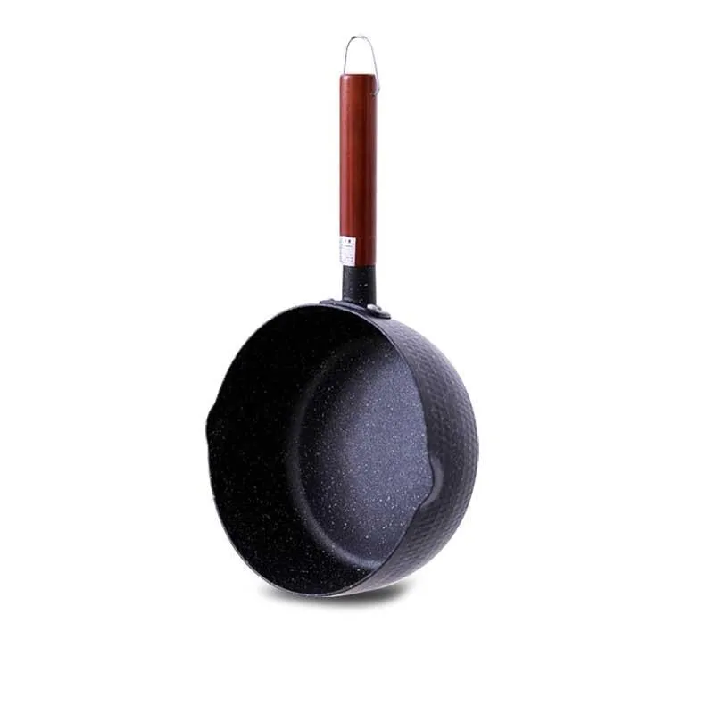 Granite Coating Sauce Pan with Wooden Handle