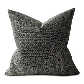 Gray Modern Geometric Throw Pillow Cover 22x22