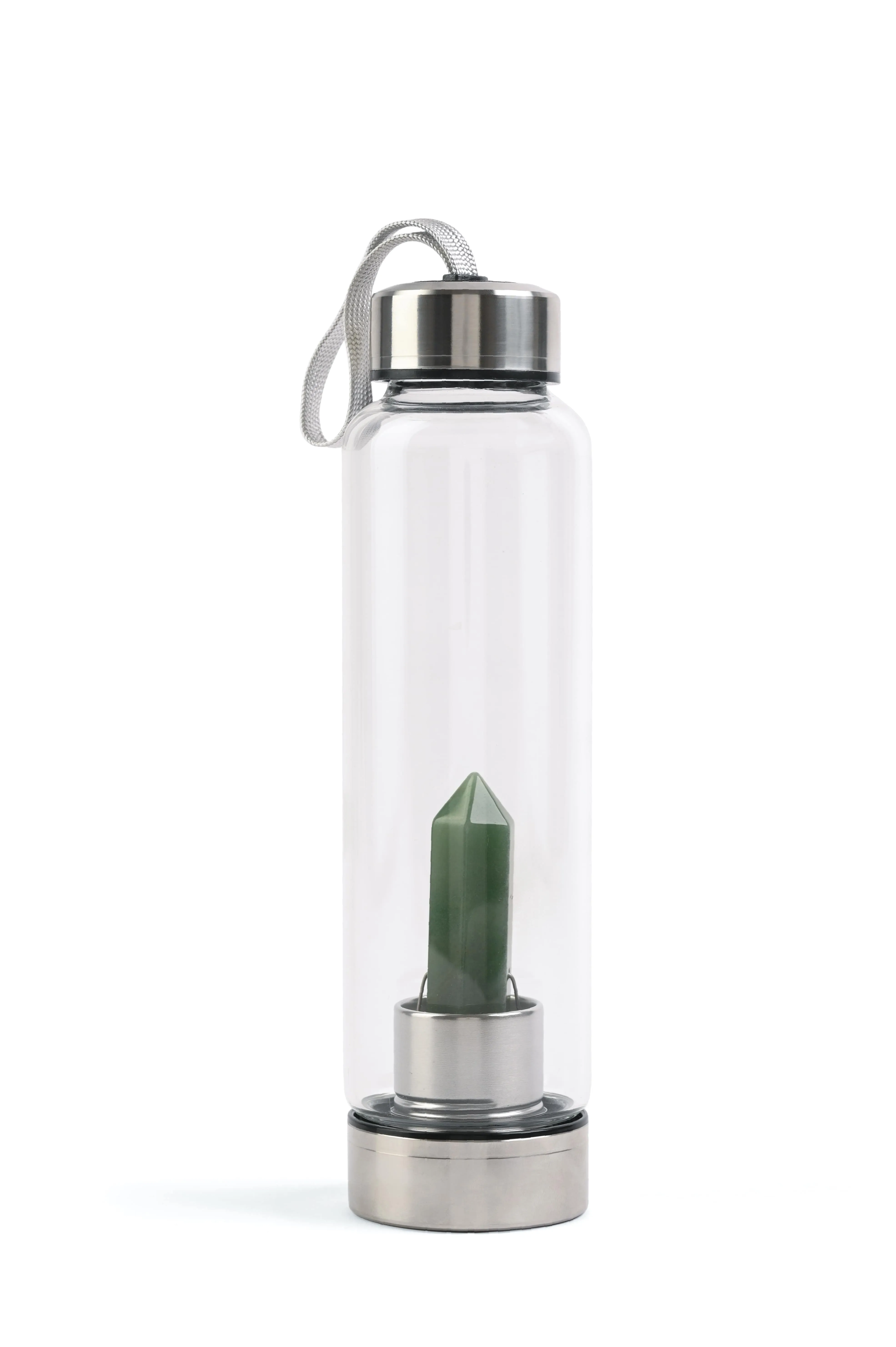 Green Aventurine Crystal Water Bottle