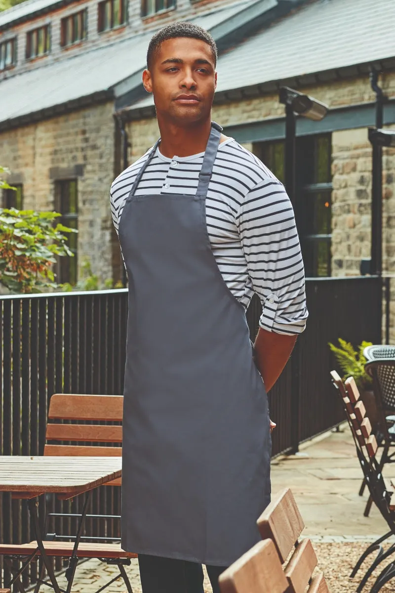 Green Sustainable Bib Apron (No Pockets)