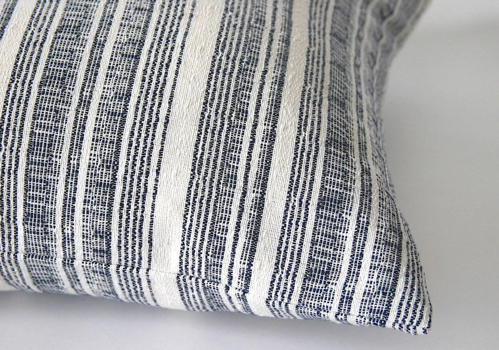 Grey Hmong Pillow cover / Boho 12x18 / Bohemian Pillow 21x21 / 24x24 Hmong Pillow / Grey Accent Pillow / Striped Bohemian Cushion cover