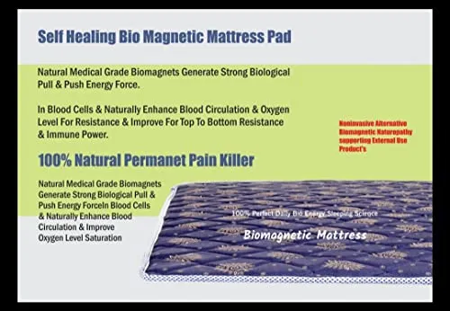 GT Enterprise BIO Magnetic Mattress Protector with 1 Pillow (3X6 feet) Maroon