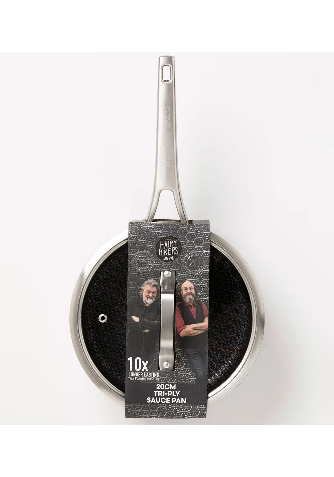 Hairy Bikers Hex Guard 20cm Saucepan