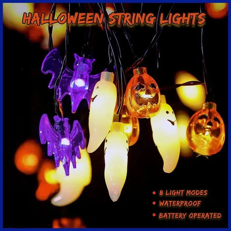 Halloween String Lights Decoration: Easy Setup (3, 6 & 10m)