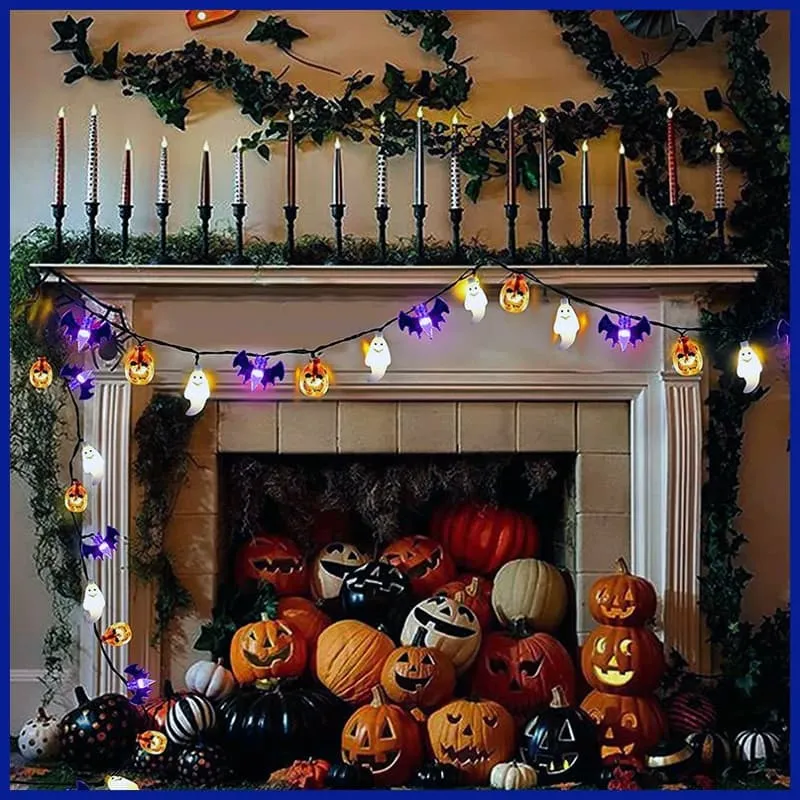 Halloween String Lights Decoration: Easy Setup (3, 6 & 10m)