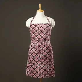 Hand Batik Printed Cotton Apron with Pocket 54