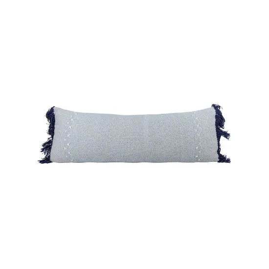 Hand Woven Jacey Pillow Blue