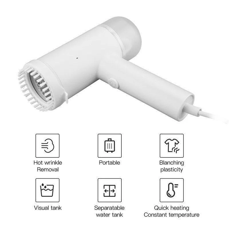 Handheld 1000W Powerful Steamer Brush Mini Electric Garment Cleaner