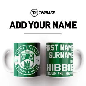 Hibernian Through & Through Personalised Mug