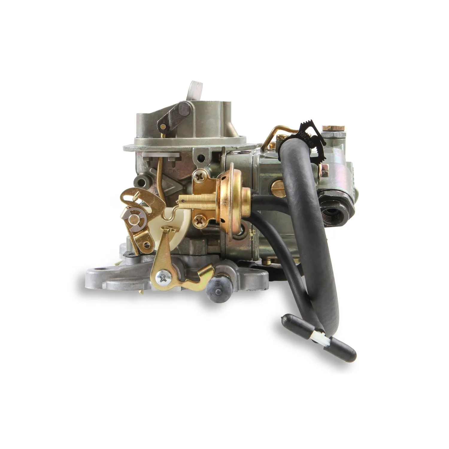 Holley OEM Muscle Car 350 CFM 2-Barrel Carburetor - Holley Flange - Remote Choke - Single Inlet - Gold Chromate - Six Pack Center Carb 0-4792