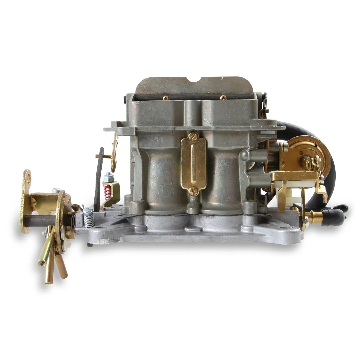 Holley OEM Muscle Car 350 CFM 2-Barrel Carburetor - Holley Flange - Remote Choke - Single Inlet - Gold Chromate - Six Pack Center Carb 0-4792