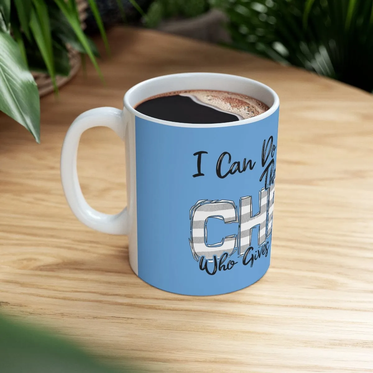 I Can Do All Things Stripe Mug - Christian Mug - Bible Verse Mugs - Scripture Mugs