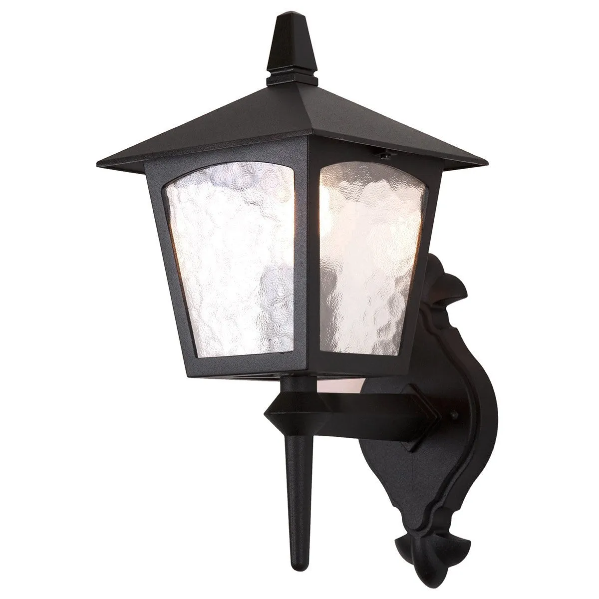 Ickenham Wall Up Lantern Black - ID638