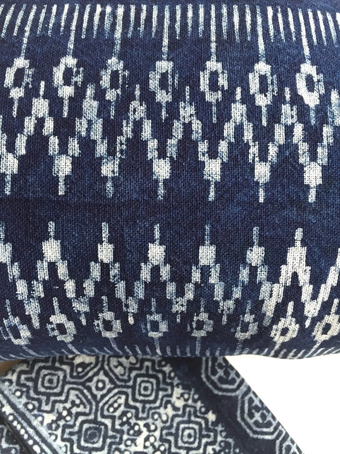 Indigo Hmong Pillow cover