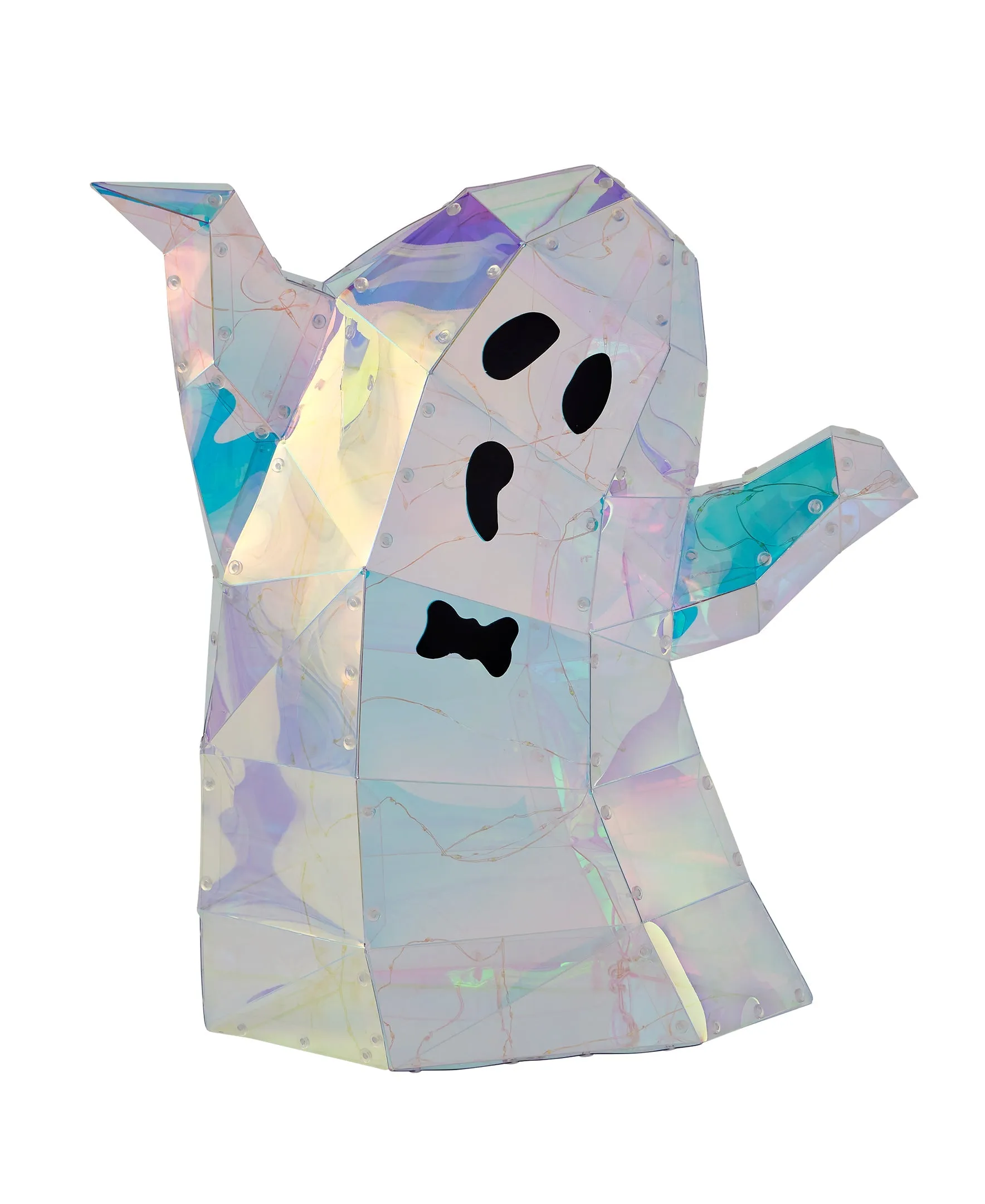 Iridescent Spooky Ghost II 16", LED lights