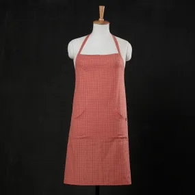 Jacquard Weaving Cotton Apron with Pocket