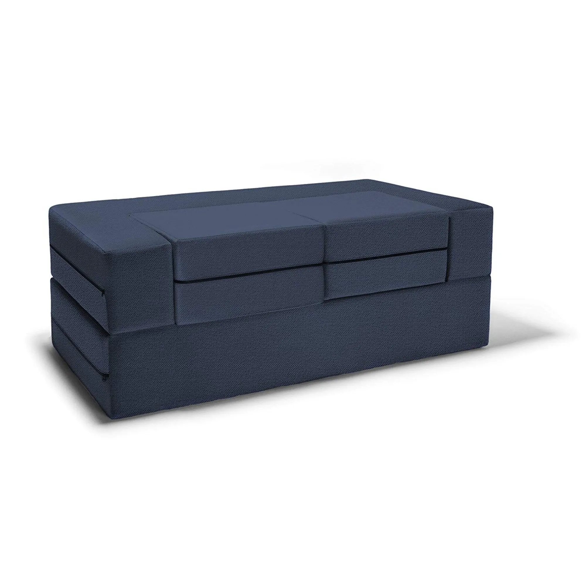 Jaxx Zipline Queen Convertible Sleeper Loveseat and Ottomans