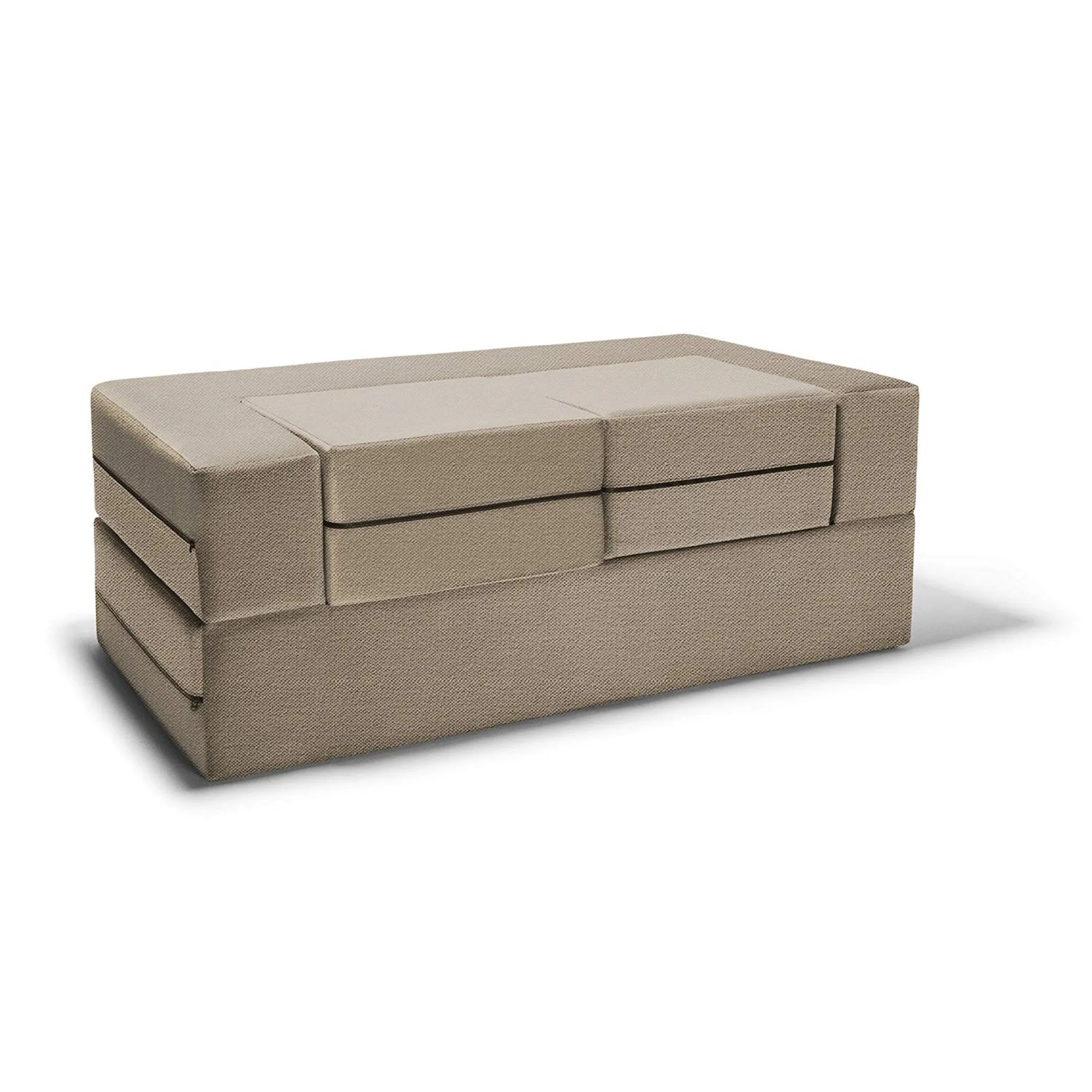 Jaxx Zipline Queen Convertible Sleeper Loveseat and Ottomans