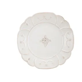 Juliska Jardins du Monde Whitewash Dessert/Salad Plate