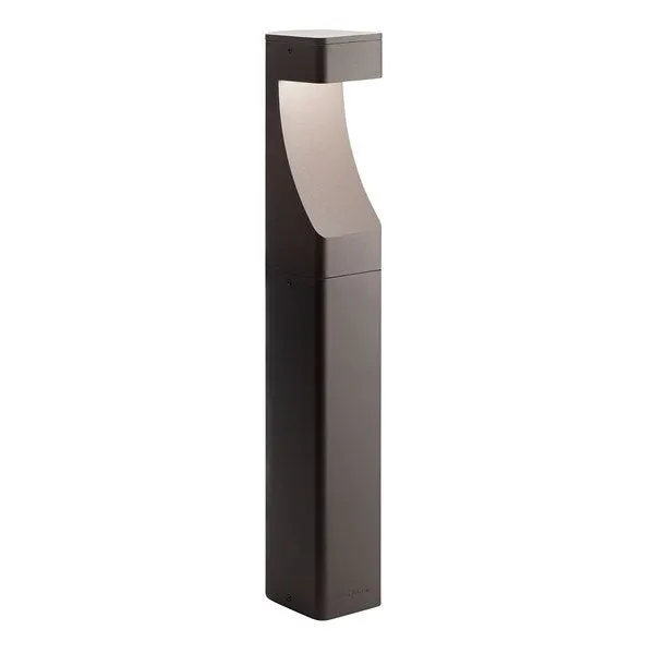 Kichler 15848AZT Textured Bollard 12V LED Path Light Architectural Bronze