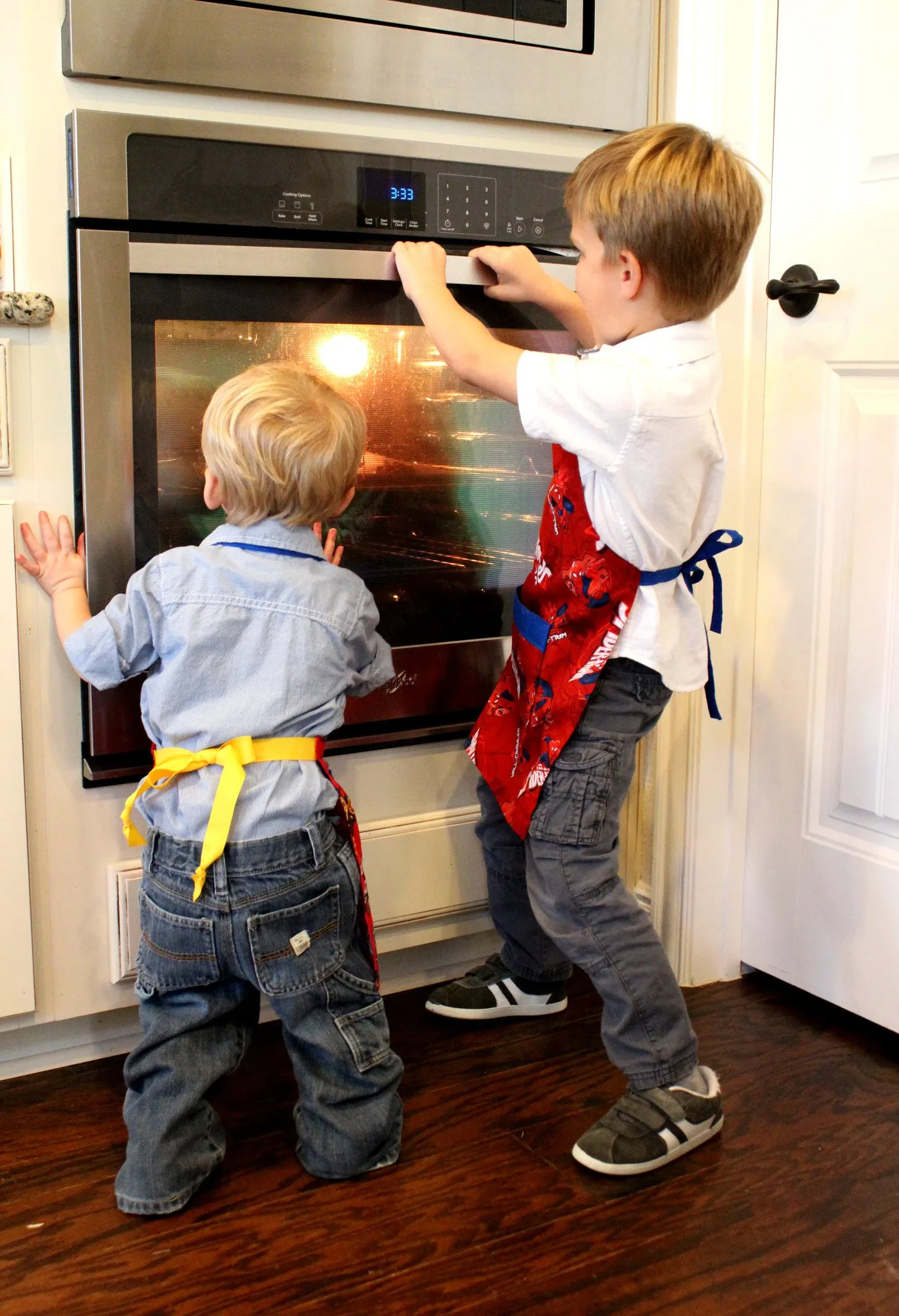 Kids Spiderman Superhero Kitchen Apron, Toddler Cooking Apron