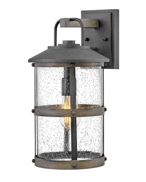 Lakehouse LED Outdoor Wall Mount in Aged Zinc