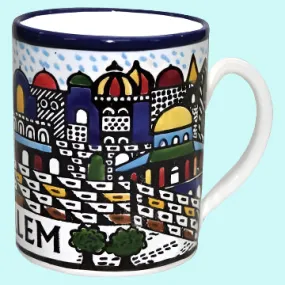 Large Mugs Handpainted Ceramics