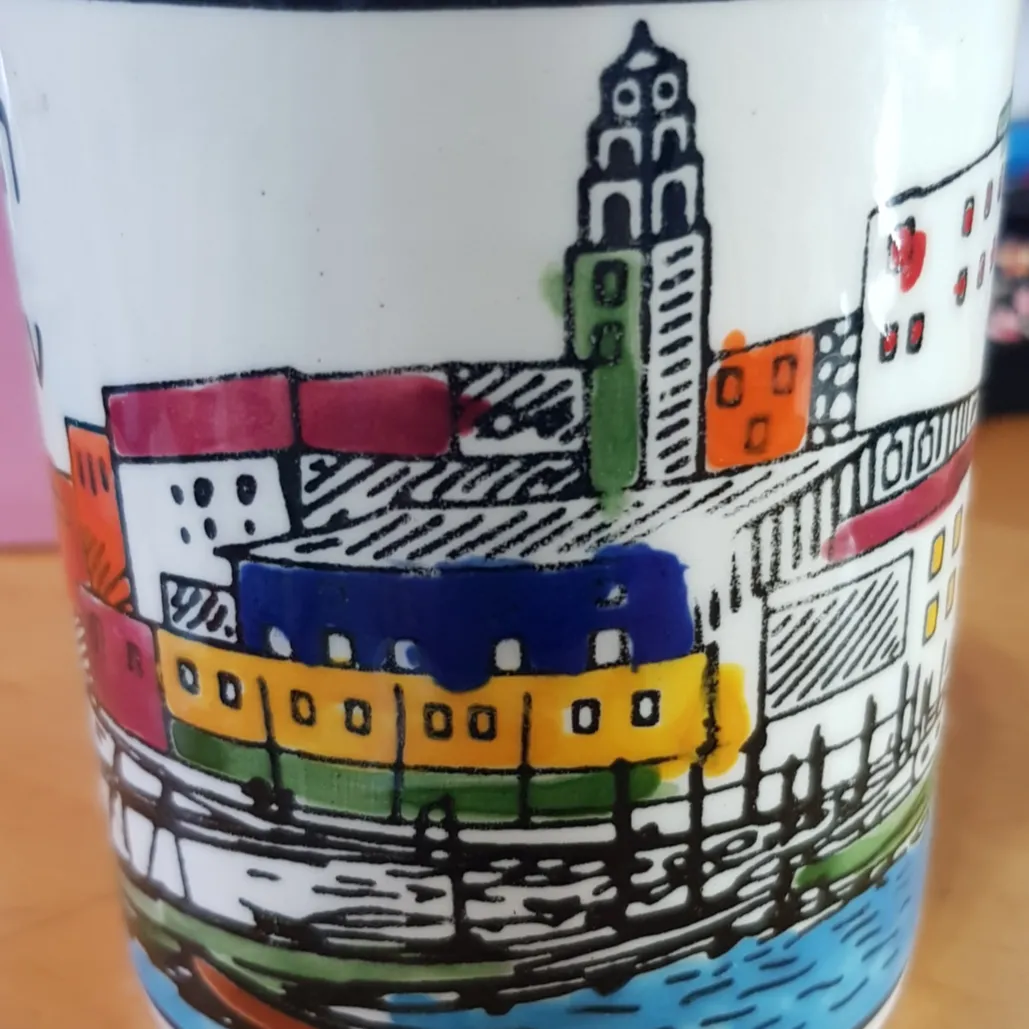 Large Mugs Handpainted Ceramics