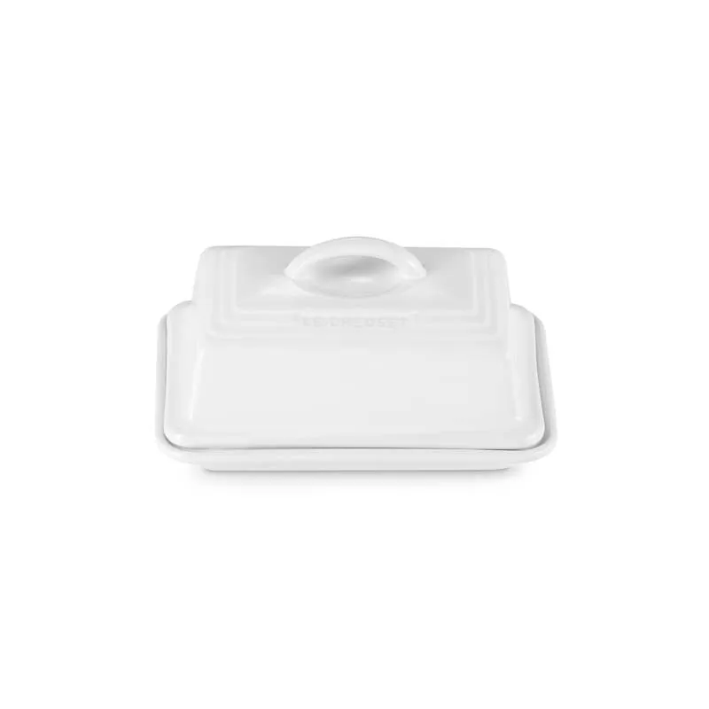 Le Creuset Stoneware Butter Dish White