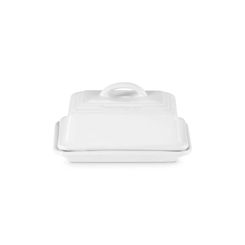 Le Creuset Stoneware Butter Dish White