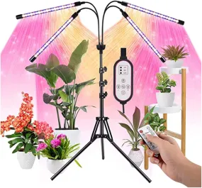 LED Grow Light Full Spectrum Grow Light For Indoor Plants With Adjustable Tripod