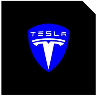 LED Logo Tesla Puddle Lights for Model 3 Highland / Y / S / X