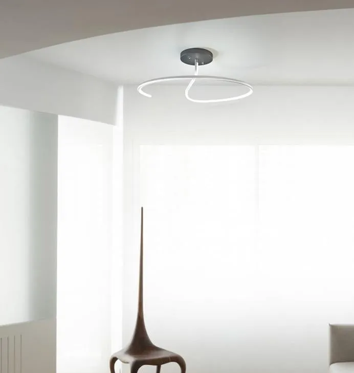 LED Modern Rope with Circle Ceiling Light Series 2