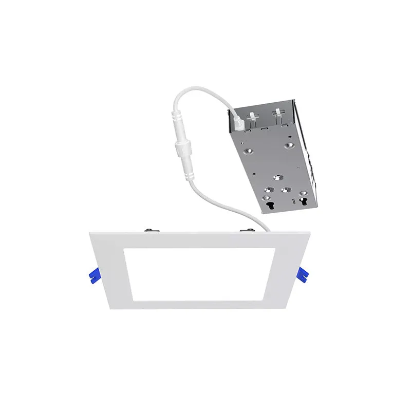 Lightolier FD6SSLMZ10SCTUW 6" LED Square Flat Downlight, Lumen & 5CCT Selectable, UNV