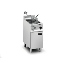 Lincat Vortech Single Tank Twin Basket Free Standing Propane Gas Filtration Fryer OG8115/OP