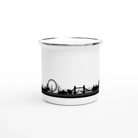 London City Skyline | Enamel Mug | Iconic Souvenir