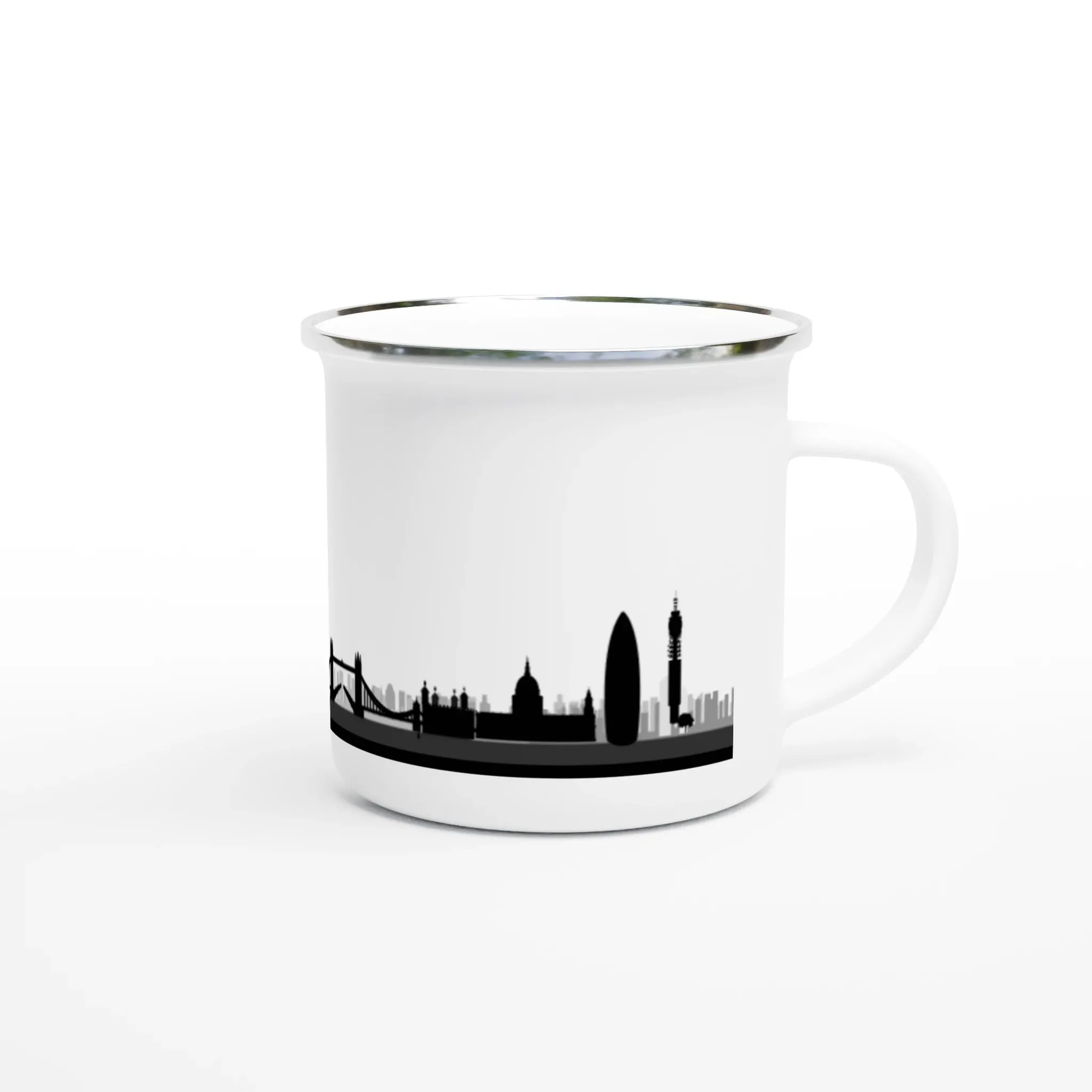 London City Skyline | Enamel Mug | Iconic Souvenir