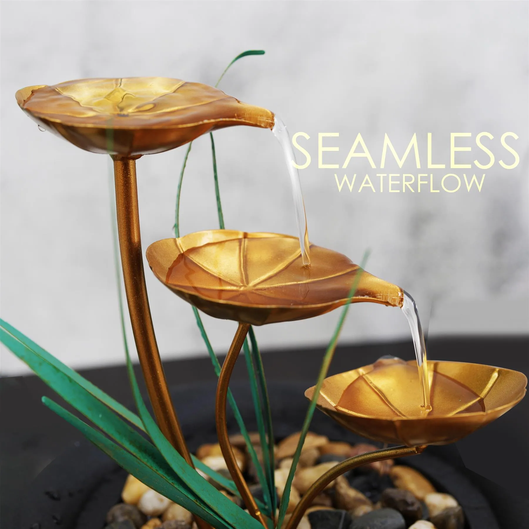 Lotus Water Feature Indoor With LED