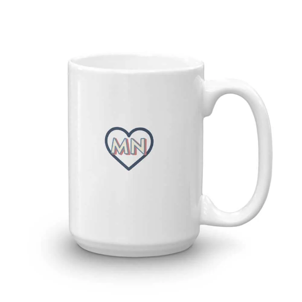 Love Minnesota - Heart MN Coffee Mug