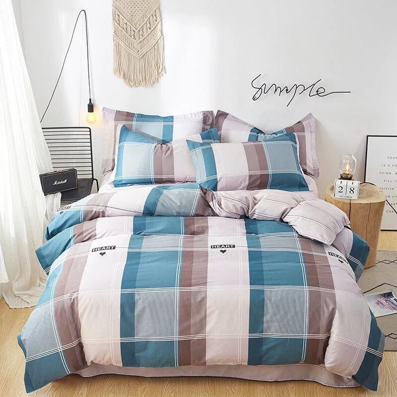 Luxury 100% Cotton Duvet Cover Set