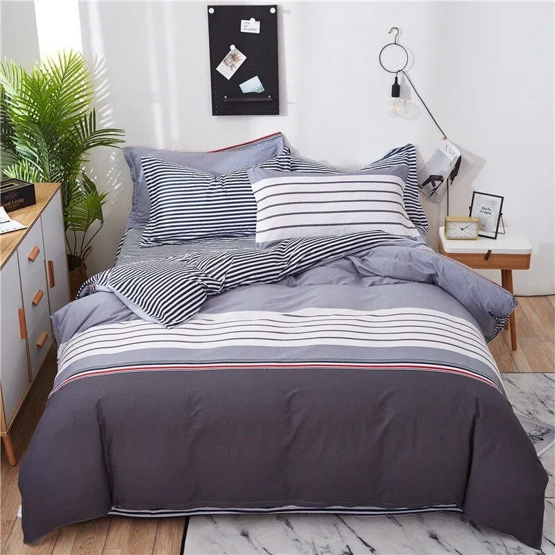 Luxury 100% Cotton Duvet Cover Set